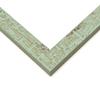 10x23 Frame Green Solid Wood Picture Frame Width 1.125 Inches | Interior Depth 0.5 Inches | Frazer Bohemian Photo Frame Complete with UV Acrylic, Foam Board Backing & Hanging Hardware view 1