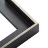 CustomPictureFrames 13x29 Silver Picture Frames, Solid Wood Floater Frame, Ryder Contemporary Floating Canvas Frame for Canvas Art, Paintings & Photos, Includes Clips & Hanging Hardware view 2