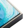 CustomPictureFrames 8x31 Silver Picture Frames, Solid Wood Floater Frame, Ryder Contemporary Floating Canvas Frame for Canvas Art, Paintings & Photos, Includes Clips & Hanging Hardware view 1