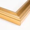 10x20 Frame Gold Solid Wood Picture Frame Width 2 Inches | Interior Frame Depth 0.5 Inches | Delbert Traditional Photo Frame Complete with UV Acrylic, Foam Board Backing & Hanging Hardware view 1