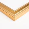 10x20 Frame Gold Solid Wood Picture Frame Width 2 Inches | Interior Frame Depth 0.5 Inches | Delbert Traditional Photo Frame Complete with UV Acrylic, Foam Board Backing & Hanging Hardware view 2