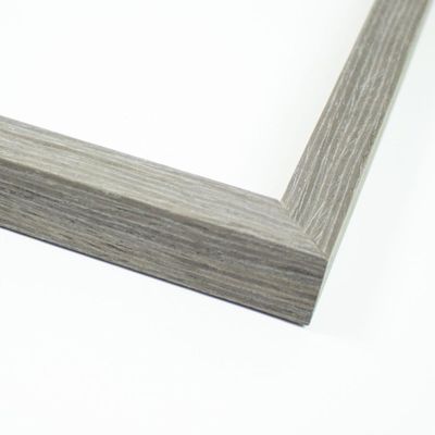 10x10 Frame Grey Solid Wood Shadow Box Width 0.875 Inches | Interior Frame Depth 1 Inches | Brennon Rustic Photo Frame Complete with UV Acrylic, Foam Board Backing & Hanging Hardware