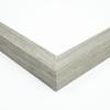 10x10 Frame Grey Solid Wood Shadow Box Width 0.875 Inches | Interior Frame Depth 1 Inches | Brennon Rustic Photo Frame Complete with UV Acrylic, Foam Board Backing & Hanging Hardware view 2