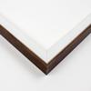 10x12 Frame White & Wood Tones Solid Wood Shadow Box Width 0.875 Inches | Interior Frame Depth 1 Inches | Rubo Contemporary Photo Frame Complete with UV Acrylic, Foam Board Backing & Hanging Hardware view 2