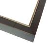 11x14 Frame Brown & Gold Solid Wood Shadow Box Width 1.25 Inches | Interior Frame Depth 2 Inches | Theon Contemporary Photo Frame Complete with UV Acrylic, Backing & Hanging Hardware view 1