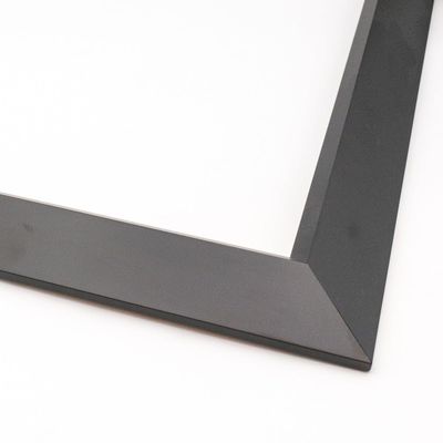 10x18 Frame Black Solid Wood Picture Frame Width 1.5 Inches | Interior Frame Depth 0.5 Inches | Hurst Contemporary Photo Frame Complete with UV Acrylic, Foam Board Backing & Hanging Hardware