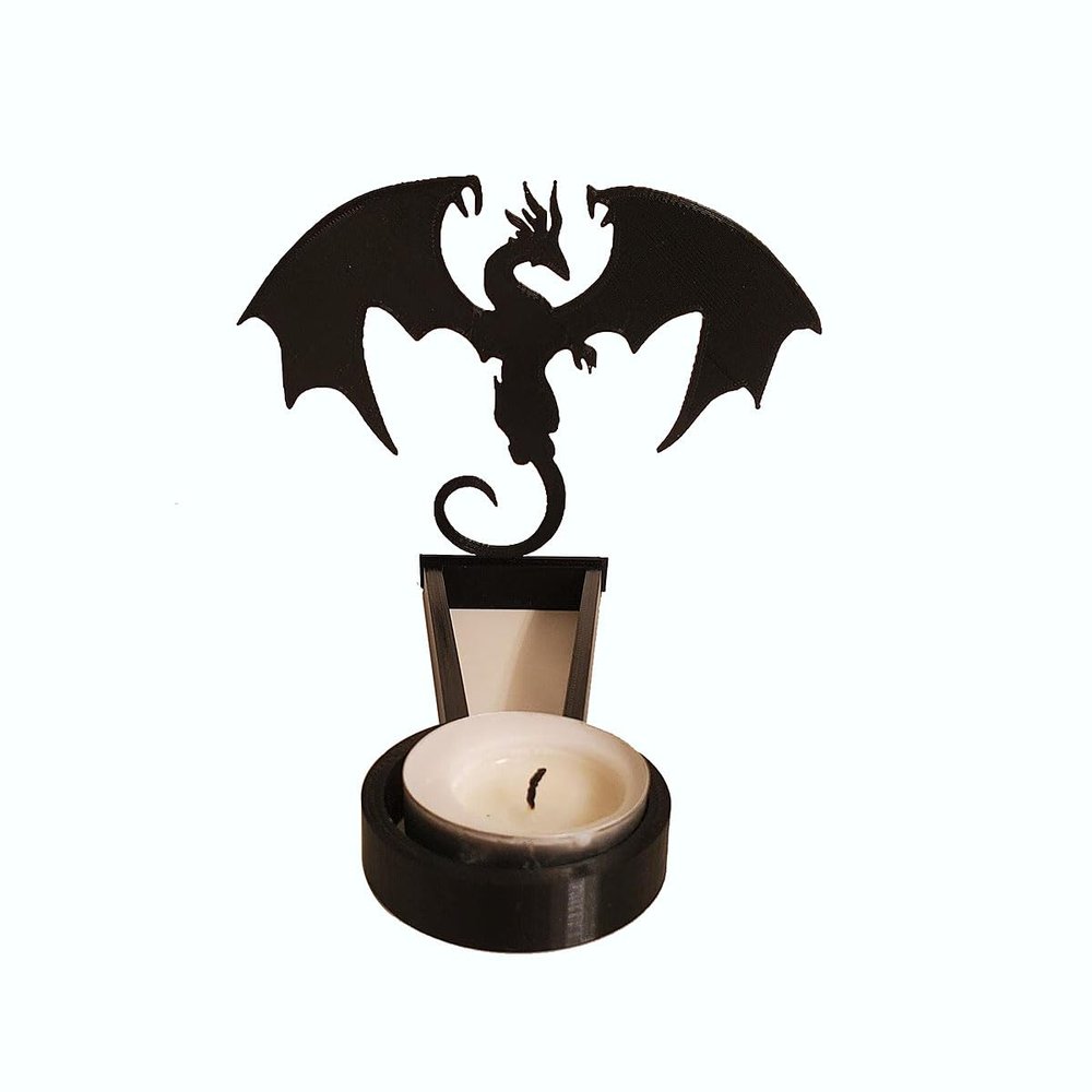 Halloween Candlestick,Horror Atmosphere Projection Candles Stands,Ghost Candle Holder,Holiday Theme Decorative Ornaments for Homes/Hotel,Table Decor (J)