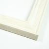 11x15 Frame White Solid Wood Picture Frame Width 1.5 Inches | Interior Frame Depth 0.5 Inches | Whitcomb Rustic Photo Frame Complete with UV Acrylic, Foam Board Backing & Hanging Hardware view 1