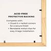 13x16 Frame Black Solid Wood Picture Frame Width 1.125 Inches | Interior Depth 0.5 Inches | Abaco Bohemian Photo Frame Complete with UV Acrylic, Foam Board Backing & Hanging Hardware view 4