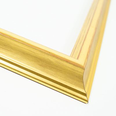 10x20 Frame Gold Solid Wood Picture Frame Width 1.375 Inches | Interior Frame Depth 0.75 Inches | Uri Traditional Photo Frame Complete with UV Acrylic, Foam Board Backing & Hanging Hardware
