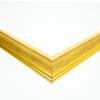 10x20 Frame Gold Solid Wood Picture Frame Width 1.375 Inches | Interior Frame Depth 0.75 Inches | Uri Traditional Photo Frame Complete with UV Acrylic, Foam Board Backing & Hanging Hardware view 2