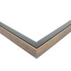 10x22 Frame Black & Wood Tones Solid Wood Shadow Box Width 0.875 Inches | Interior Depth 1 Inches | Edolie Contemporary Photo Frame Complete with UV Acrylic, Foam Board Backing & Hanging Hardware view 2