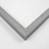 10x28 Frame Grey Solid Wood Shadow Box Width 0.75 Inches | Interior Frame Depth 1 Inches | Josefin Contemporary Photo Frame Complete with UV Acrylic, Foam Board Backing & Hanging Hardware view 2
