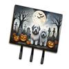 Caroline's Treasures Dogs Spooky Halloween Leash or Key Holder, Triple Hook, Old English Sheepdog 2070 view 1