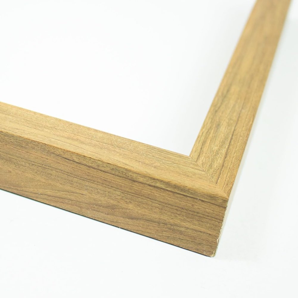 10x8 Frame Wood Tones Solid Wood Shadow Box Width 0.75 Inches | Interior Frame Depth 1 Inches | Trilby Contemporary Photo Frame Complete with UV Acrylic, Foam Board Backing & Hanging Hardware