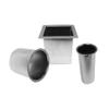 Premium Salon Appliance Stainless Steel Holder Package - 3" Blow Dryer Ring, 1-1/2" Curling Iron Ring, and Flat Iron Organizer Set view 1