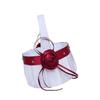 jojofuny 2pcs Basket Centerpieces Wedding Small Flower Basket for Rose Petals for Wedding Decoration view 2