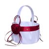 jojofuny 2pcs Basket Centerpieces Wedding Small Flower Basket for Rose Petals for Wedding Decoration view 4