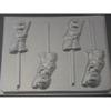 Baseball Player Slugger Sports Team Party Chocolate Candy Lollipop Mold view 1