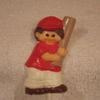 Baseball Player Slugger Sports Team Party Chocolate Candy Lollipop Mold view 2