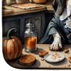 Caroline's Treasures DAC1731DDM Basset Hound Fall Kitchen Pumpkins Dish Drying Mat Absorbent Dish Drying Mat Pad for Kitchen Counter Dish Drainer Mat for Countertop, 14 x 21", Multicolor view 4