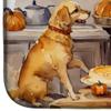 Caroline's Treasures DAC1791DDM Yellow Lab Fall Kitchen Pumpkins Dish Drying Mat Absorbent Dish Drying Mat Pad for Kitchen Counter Dish Drainer Mat for Countertop, 14 x 21", Multicolor view 4