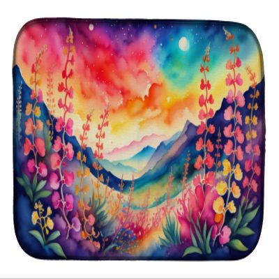 Caroline's Treasures DAC1459DDM Snapdragon in Color Dish Drying Mat Absorbent Dish Drying Mat Pad for Kitchen Counter Dish Drainer Mat for Countertop, 14 x 21", Multicolor