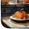 Caroline's Treasures DAC1755DDM English Bulldog Fall Kitchen Pumpkins Dish Drying Mat Absorbent Dish Drying Mat Pad for Kitchen Counter Dish Drainer Mat for Countertop, 14 x 21", Multicolor view 4