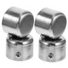 DECHOUS 8pcs Curtain Rod No Drilling Out Curtain Rod Finials Easy Install End Caps view 4