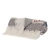 HomeRoots Parkland Collection Transitional Stripes Gray Rectangle 50" x 60" Throw view 2