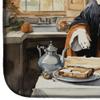 Caroline's Treasures DAC1807DDM Saint Bernard Fall Kitchen Pumpkins Dish Drying Mat Absorbent Dish Drying Mat Pad for Kitchen Counter Dish Drainer Mat for Countertop, 14 x 21", Multicolor view 4