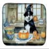 Caroline's Treasures DAC1723DDM Akita Fall Kitchen Pumpkins Dish Drying Mat Absorbent Dish Drying Mat Pad for Kitchen Counter Dish Drainer Mat for Countertop, 14 x 21", Multicolor view 1