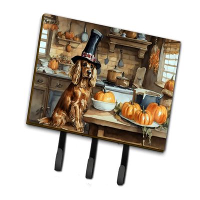 Caroline's Treasures Fall Kitchen Pumpkin Pie Leash or Key Holder, Triple Hook, Cocker Spaniel 1764