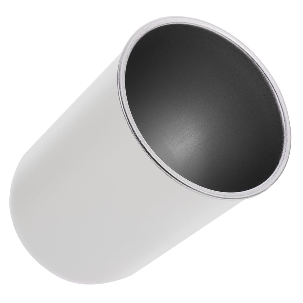 Zerodeko Daily Use Multi-Functional Toothbrush Storage Cup Stainless Steel Rinse Cup for Boys and Girls Travel-Friendly Design Space-Saving Stackable Bathroom Essential