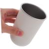 Zerodeko Daily Use Multi-Functional Toothbrush Storage Cup Stainless Steel Rinse Cup for Boys and Girls Travel-Friendly Design Space-Saving Stackable Bathroom Essential view 2