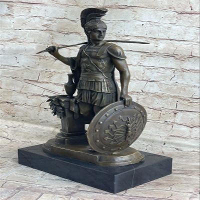 Greek Epic Hero Odysseus Genuine Bronze Statue Odyssey Lost Wax Method Artwork Handmade by Think Bronze