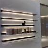 EMYJAY Floating Shelves, Floating Display Shelf Light-Emitting ShelvesThe Metal Material Has Good Hardness and The Surface Treatment Can Rust (Color : Black, Size : 60x20x6cm) view 2