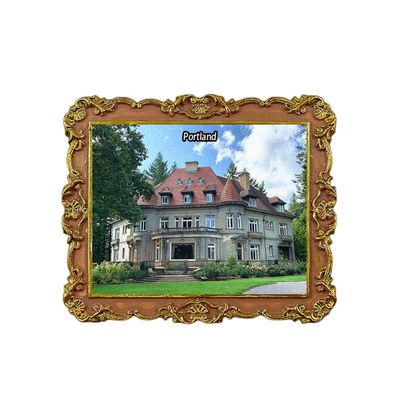 Pittock Mansion Portland Oregon USA Refrigerator Magnet 3D Travel Souvenir Fridge Decoration Magnetic Sticker Craft Collection