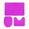 3 Pieces Bath Rug Sets, Bathroom Mats Non Slip & Soft Absorbent Bath Carpet, U Shaped Contour Rug & Toilet Lid Cover view 1