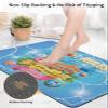 Pool Rules Diatomite Bath Mat for Bathroom,Absorbent Floor Mat Washable Quick Drying Diatomaceous Mat for Bathroom Shower Floor Runner Rugs 20x32 Blue Summer Beach Nautical Coastal Starfish Anchor view 4