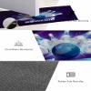 Bowling Sport Diatomite Bath Mat for Bathroom, Super Absorbent Floor Mat Washable Quick Drying Diatomaceous Mat for Bathroom Shower Sink Floor Runner Rugs 16x24 Blue Bowling Ball Purple Ombre view 2