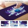 Bowling Sport Diatomite Bath Mat for Bathroom, Super Absorbent Floor Mat Washable Quick Drying Diatomaceous Mat for Bathroom Shower Sink Floor Runner Rugs 16x24 Blue Bowling Ball Purple Ombre view 3