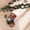 TREJUKY Christmas Stockings Nutcracker 18'' Xmas Stockings with White Super Soft Plush Cuff Family Pack Stockings Decorations for Xmas Holiday Family Party Season Decor view 1
