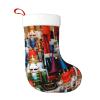 TREJUKY Christmas Stockings Nutcracker 18'' Xmas Stockings with White Super Soft Plush Cuff Family Pack Stockings Decorations for Xmas Holiday Family Party Season Decor view 2