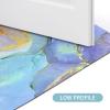 Gibelle Bath Mat Rug Set 2 Piece, Super Absorbent Quick Dry Bathroom Rug Set, Non Slip Rubber Backed Bathroom Floor Mat for Tub Shower Sink (17"x24"+20"x32", Blue Purple) view 4