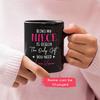 Being My Niece Is Really The Only Gift You Need Mug, Personalized Mugs Gift For Aunts, Niece Coffee Mug, Custom Auntie Ceramic Mug With Name, Aunt Cups, Aunt Present, Black Pottery Mug 11oz 15oz view 2
