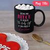 Being My Niece Is Really The Only Gift You Need Mug, Personalized Mugs Gift For Aunts, Niece Coffee Mug, Custom Auntie Ceramic Mug With Name, Aunt Cups, Aunt Present, Black Pottery Mug 11oz 15oz view 4