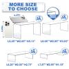 Aheroi Large Acrylic Risers, 8 Pcs 2 Set(7L~8L~9L) Acrylic Display Set Rectangular Stands Shelf Clear Display Risers for Decor, Cake Shelves Retail Shoe Showcase view 2