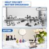 Aheroi Large Acrylic Risers, 8 Pcs 2 Set(7L~8L~9L) Acrylic Display Set Rectangular Stands Shelf Clear Display Risers for Decor, Cake Shelves Retail Shoe Showcase view 3