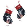 TREJUKY Christmas Stockings Pet Picture 18'' Xmas Stockings with White Super Soft Plush Cuff Family Pack Stockings Decorations for Xmas Holiday Family Party Season Decor view 3